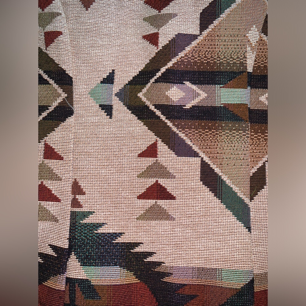 Vintage New Frontier Southwestern Tapestry Vest - Picture 7 of 7